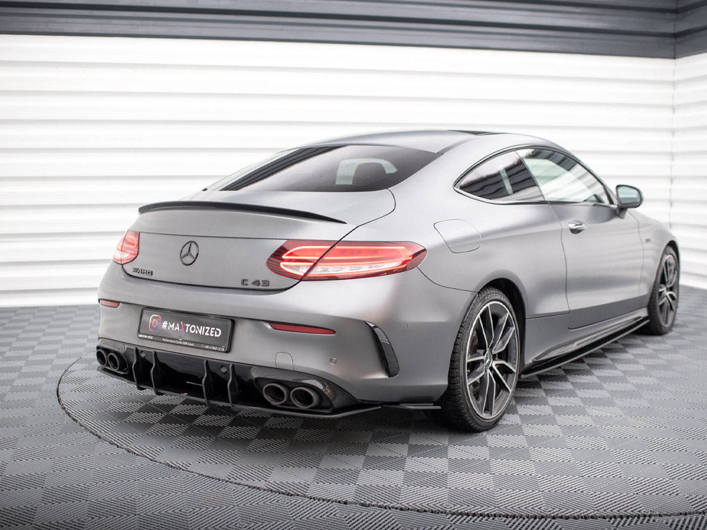 Maxton Design Street Pro Rear Side Splitters Mercedes-AMG C43 Coupe C205 Facelift