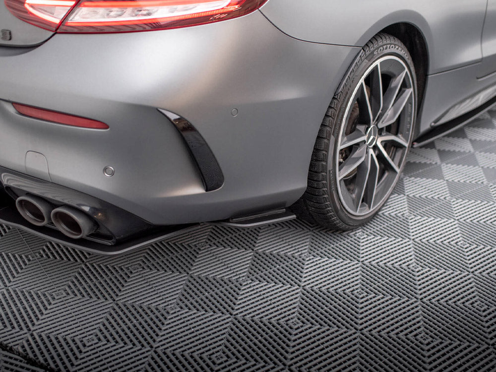 Maxton Design Street Pro Rear Side Splitters Mercedes-AMG C43 Coupe C205 Facelift
