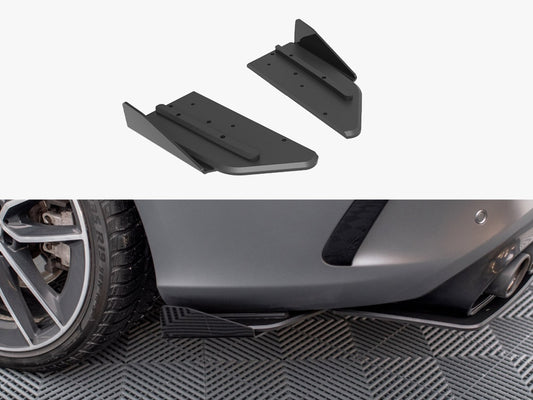 Maxton Design Street Pro Rear Side Splitters + Flaps Mercedes-AMG C43 Coupe C205 Facelift