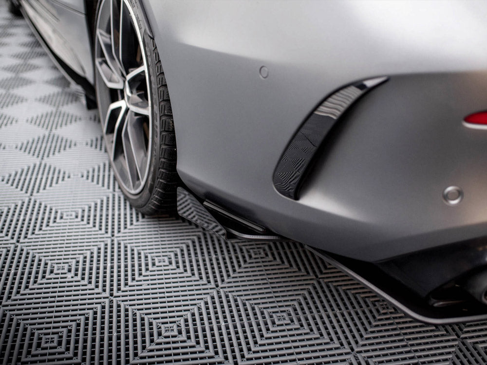 Maxton Design Street Pro Rear Side Splitters + Flaps Mercedes-AMG C43 Coupe C205 Facelift