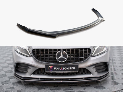 Maxton Design Front Splitter V.1 Mercedes-AMG C43 Coupe / Sedan / Estate C205 / W205 / S205 Facelift