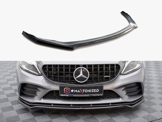 Maxton Design Front Splitter V.1 Mercedes-AMG C43 Coupe / Sedan / Estate C205 / W205 / S205 Facelift