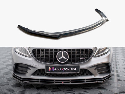 Maxton Design Front Splitter V.2 Mercedes-AMG C43 Coupe / Sedan / Estate C205 / W205 / S205 Facelift