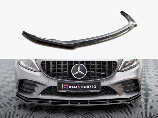 Maxton Design Front Splitter V.2 Mercedes-AMG C43 Coupe / Sedan / Estate C205 / W205 / S205 Facelift
