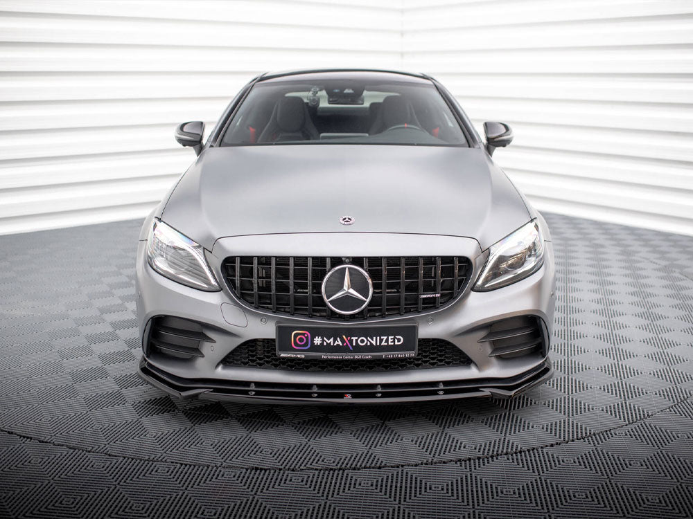Maxton Design Front Splitter V.2 Mercedes-AMG C43 Coupe / Sedan / Estate C205 / W205 / S205 Facelift