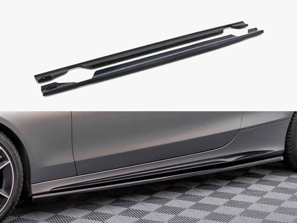 Maxton Design Side Skirts Diffusers Mercedes-AMG C43 Coupe C205 Facelift