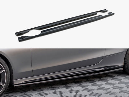 Maxton Design Side Skirts Diffusers Mercedes-AMG C43 Coupe C205 Facelift