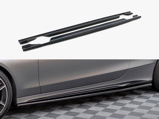 Maxton Design Side Skirts Diffusers Mercedes-AMG C43 Coupe C205 Facelift