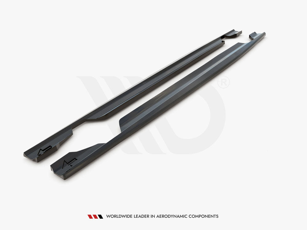 Maxton Design Side Skirts Diffusers Mercedes-AMG C43 Coupe C205 Facelift
