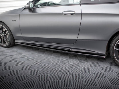 Maxton Design Side Skirts Diffusers Mercedes-AMG C43 Coupe C205 Facelift
