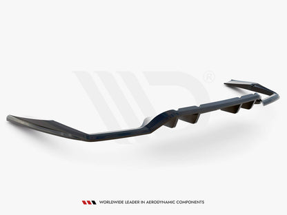 Maxton Design Rear Splitter (Vertical Bars) Mercedes-AMG C43 Coupe C205 Facelift