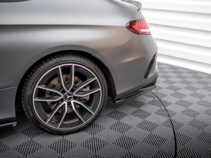 Maxton Design Rear Splitter (Vertical Bars) Mercedes-AMG C43 Coupe C205 Facelift
