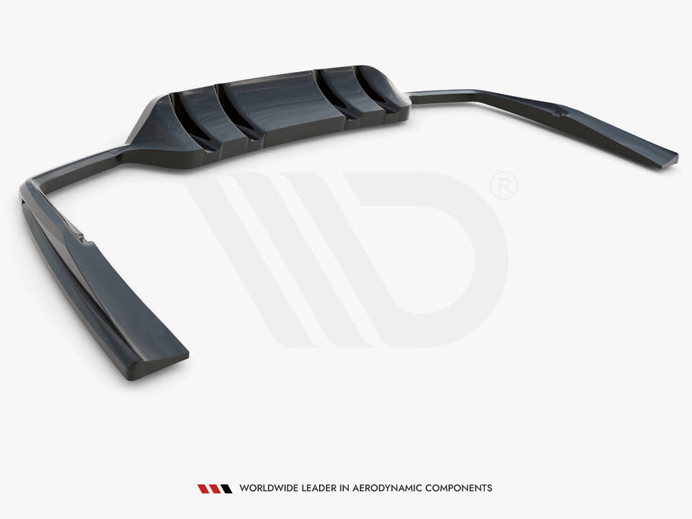 Maxton Design Rear Splitter (Vertical Bars) Mercedes-AMG C43 Coupe C205 Facelift