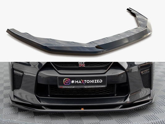 Maxton Design Front Splitter V.1 Nissan GTR R35 2nd Facelift