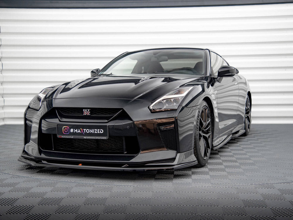 Maxton Design Front Splitter V.1 Nissan GTR R35 2nd Facelift
