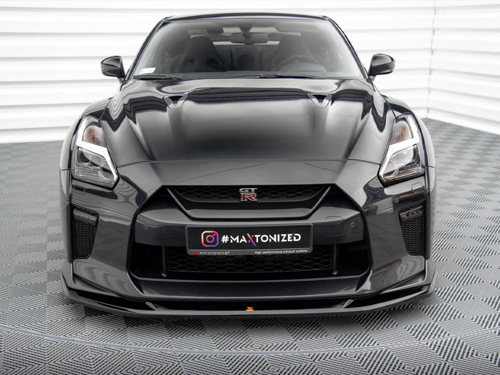 Maxton Design Front Splitter V.1 Nissan GTR R35 2nd Facelift