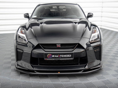 Maxton Design Front Splitter V.1 Nissan GTR R35 2nd Facelift