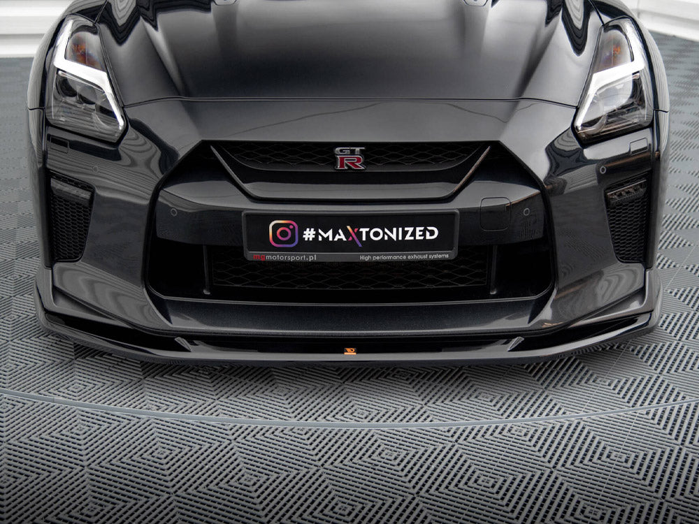 Maxton Design Front Splitter V.1 Nissan GTR R35 2nd Facelift