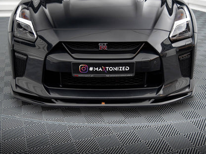 Maxton Design Front Splitter V.1 Nissan GTR R35 2nd Facelift