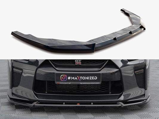Maxton Design Front Splitter V.2 Nissan GTR R35 2nd Facelift