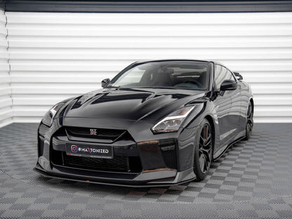 Maxton Design Street PRO Front Splitter Nissan GTR R35 2nd Facelift