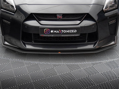 Maxton Design Street PRO Front Splitter Nissan GTR R35 2nd Facelift