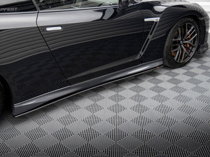 Maxton Design Street PRO Side Skirts Diffusers Nissan GTR R35 2nd Facelift