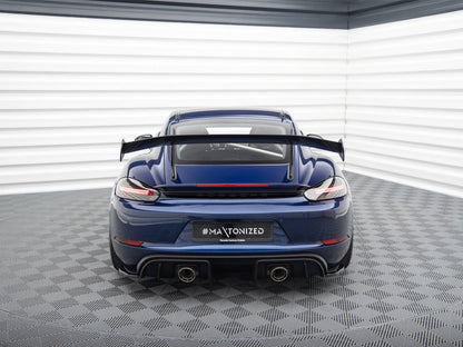 Maxton Design Rear Side Splitters Porsche 718 Cayman GT4 RS 982c