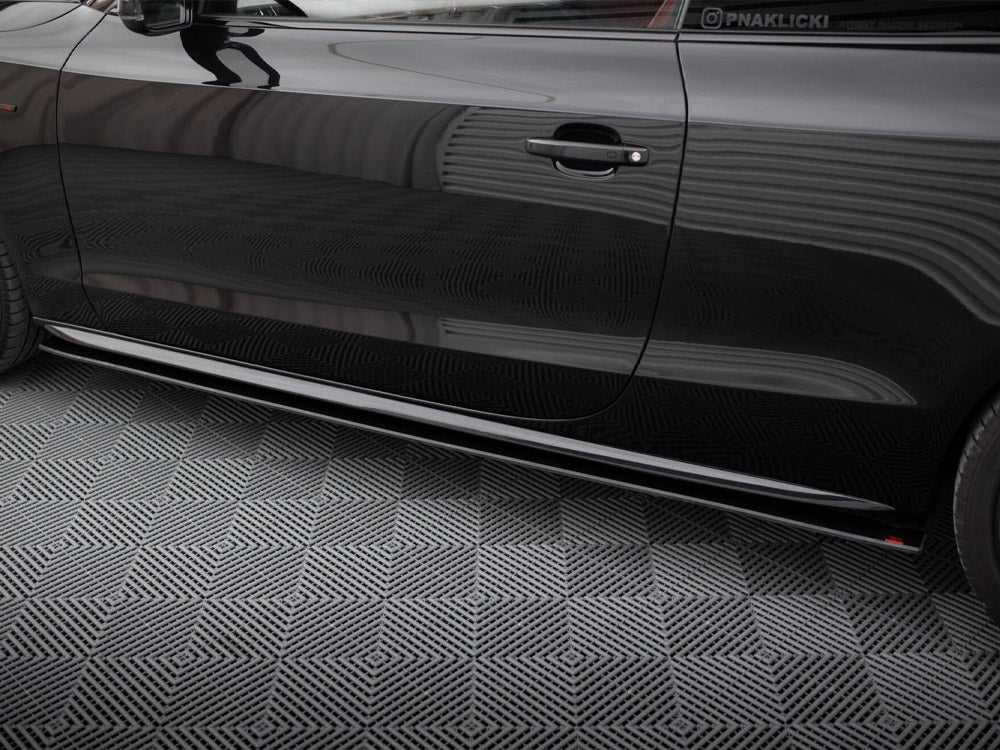 Maxton Design Street PRO Side Skirts Diffusers Audi A5 / A5 S-Line / S5 Coupe / Cabrio 8T / 8T Facelift