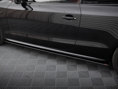 Maxton Design Street PRO Side Skirts Diffusers Audi A5 / A5 S-Line / S5 Coupe / Cabrio 8T / 8T Facelift