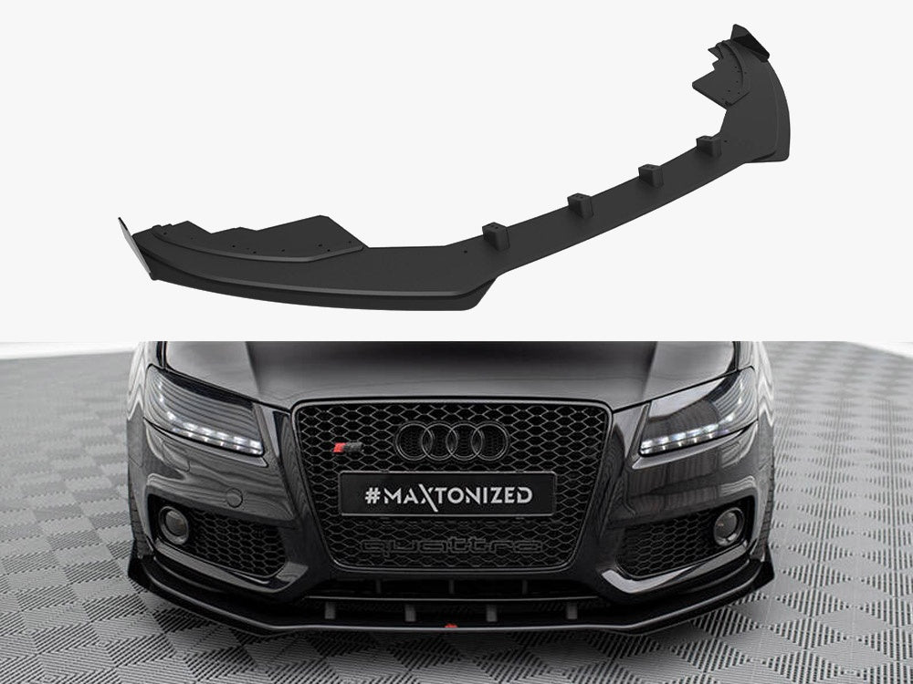 Maxton Design Street PRO Front Splitter + Flaps Audi S5 / A5 S-Line 8T