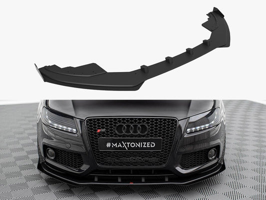 Maxton Design Street PRO Front Splitter + Flaps Audi S5 / A5 S-Line 8T