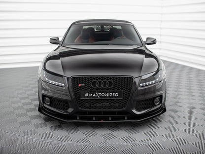 Maxton Design Street PRO Front Splitter + Flaps Audi S5 / A5 S-Line 8T