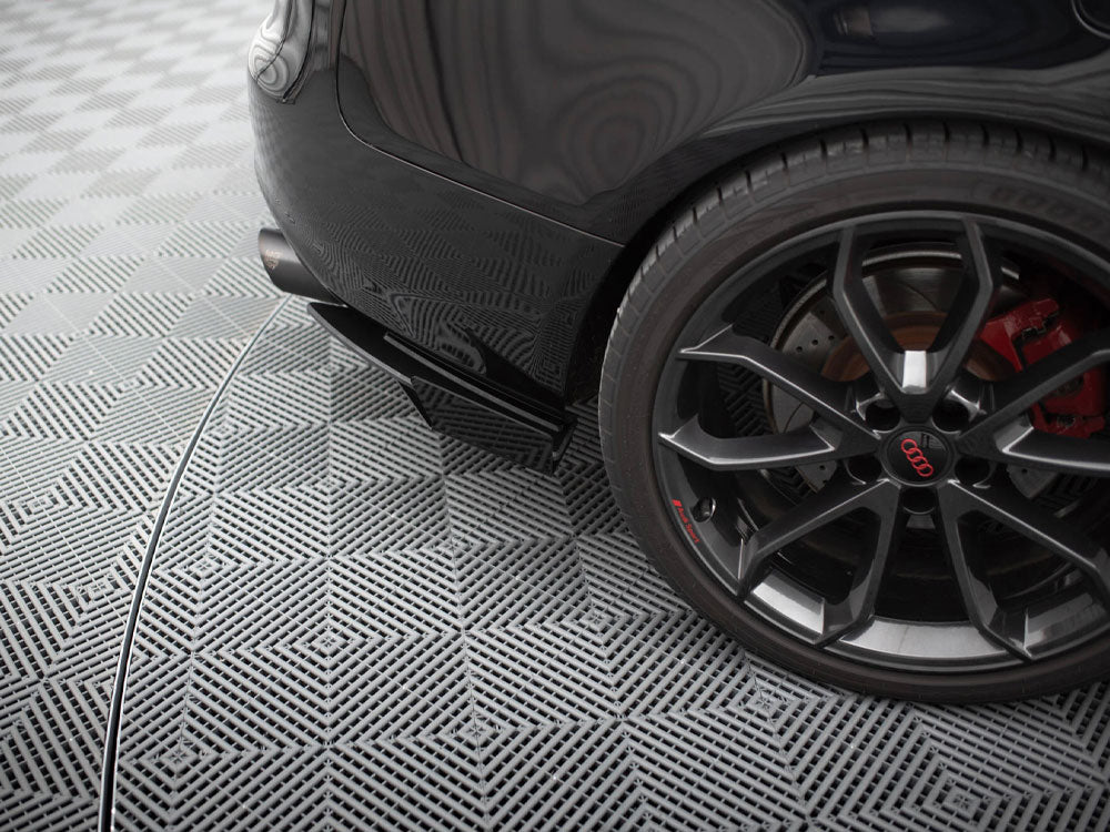 Maxton Design Street Pro Rear Side Splitters + Flaps Audi S5 / A5 S-Line Coupe / Cabrio 8T