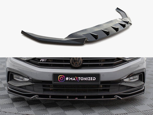 Maxton Design Front Splitter V.1 Volkswagen Passat R-Line B8 Facelift