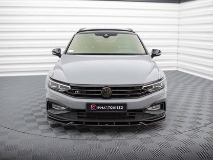 Maxton Design Front Splitter V.1 Volkswagen Passat R-Line B8 Facelift