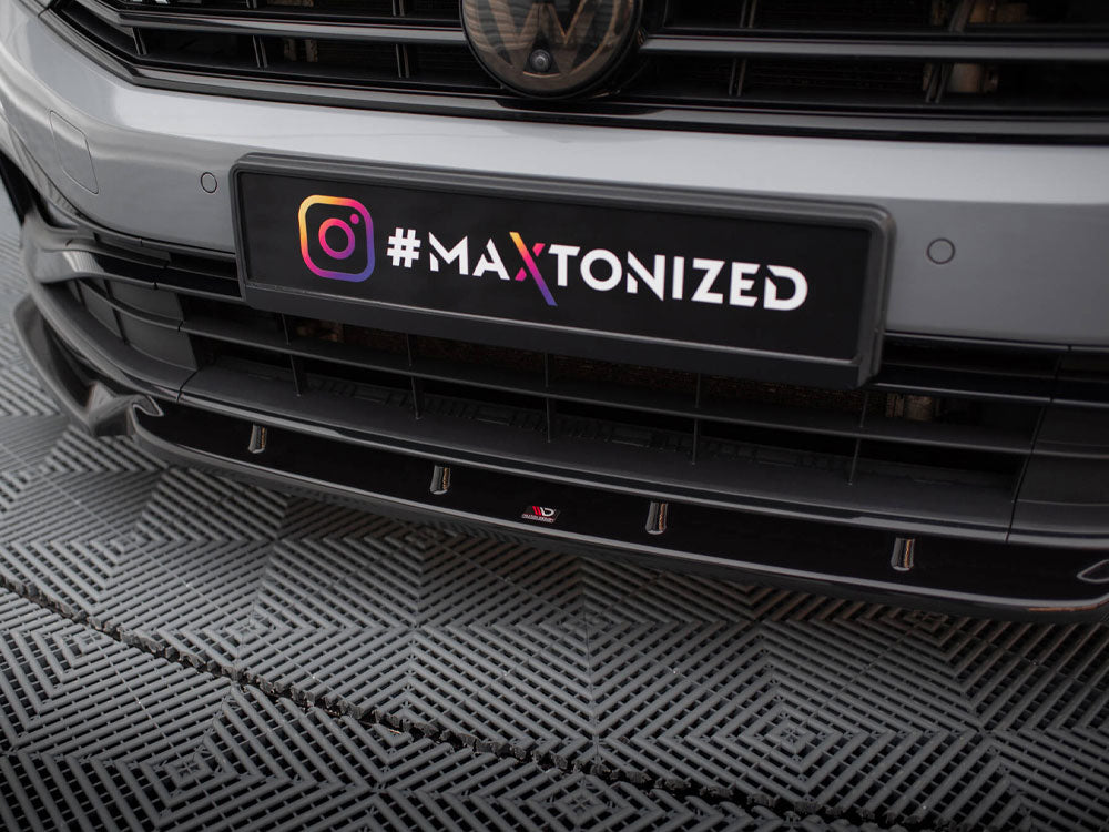 Maxton Design Front Splitter V.1 Volkswagen Passat R-Line B8 Facelift