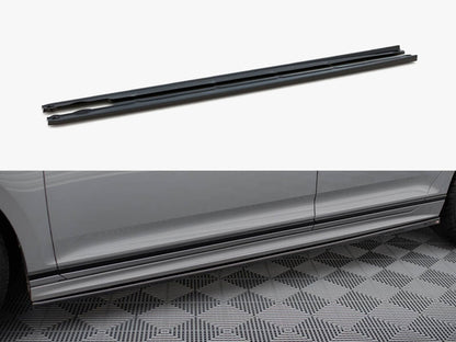 Maxton Design Side Skirts Diffusers Volkswagen Passat R-Line B8 Facelift