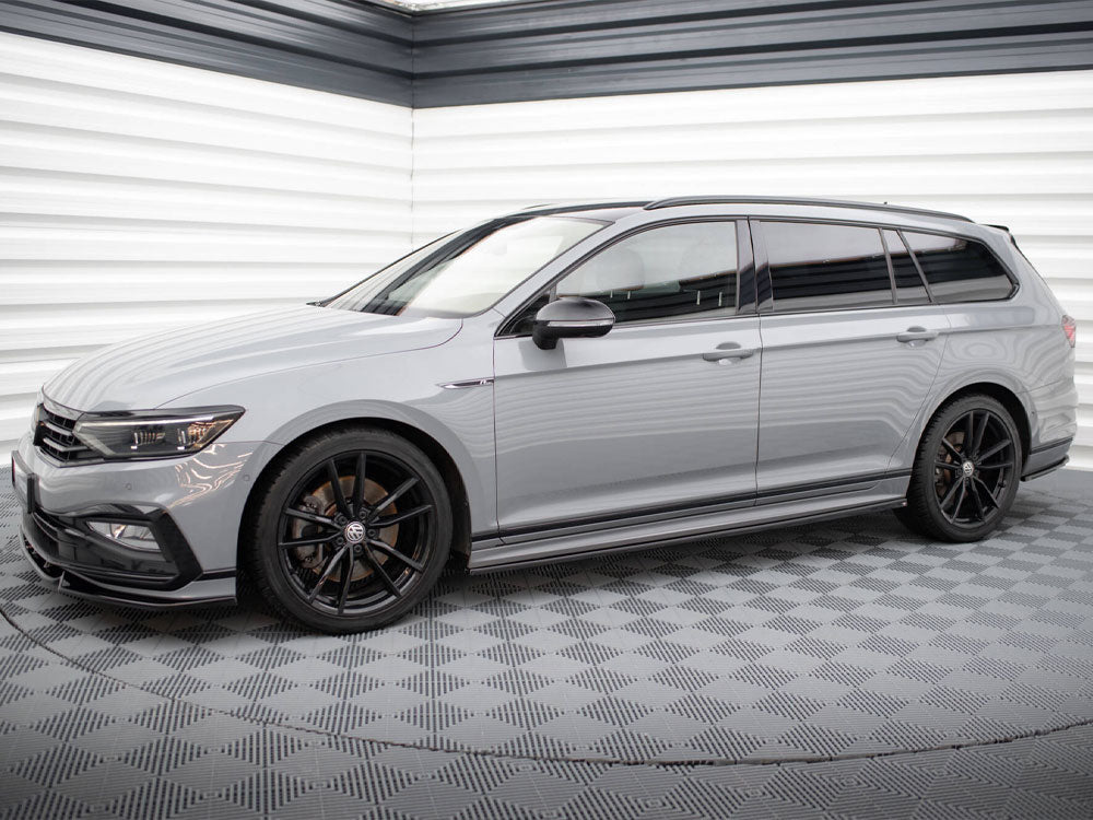 Maxton Design Side Skirts Diffusers Volkswagen Passat R-Line B8 Facelift