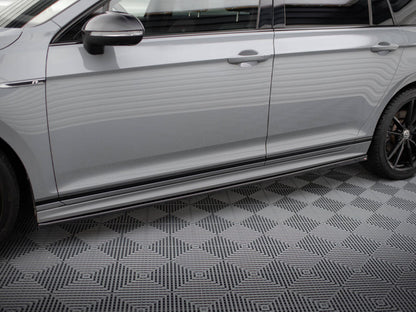 Maxton Design Side Skirts Diffusers Volkswagen Passat R-Line B8 Facelift