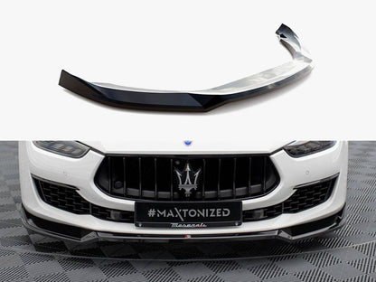 Maxton Design Front Splitter V.1 Maserati Ghibli Mk3 Facelift
