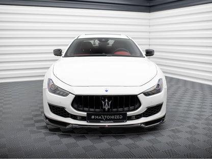 Maxton Design Front Splitter V.1 Maserati Ghibli Mk3 Facelift