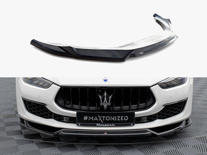 Maxton Design Front Splitter V.2 Maserati Ghibli Mk3 Facelift