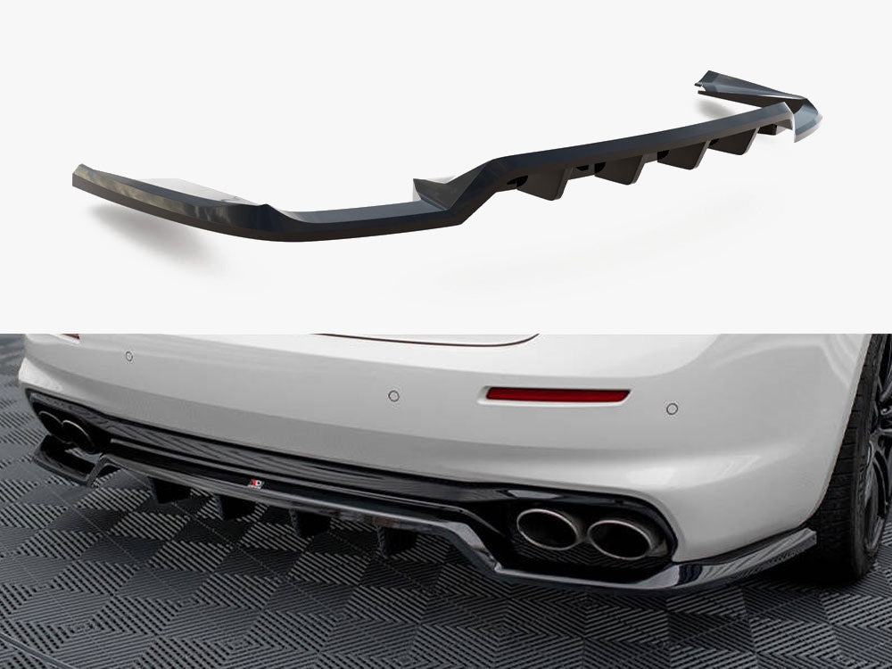 Maxton Design Rear Splitter (Vertical Bars) Maserati Ghibli Mk3 Facelift