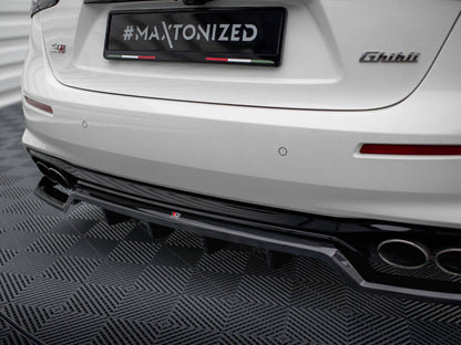 Maxton Design Rear Splitter (Vertical Bars) Maserati Ghibli Mk3 Facelift