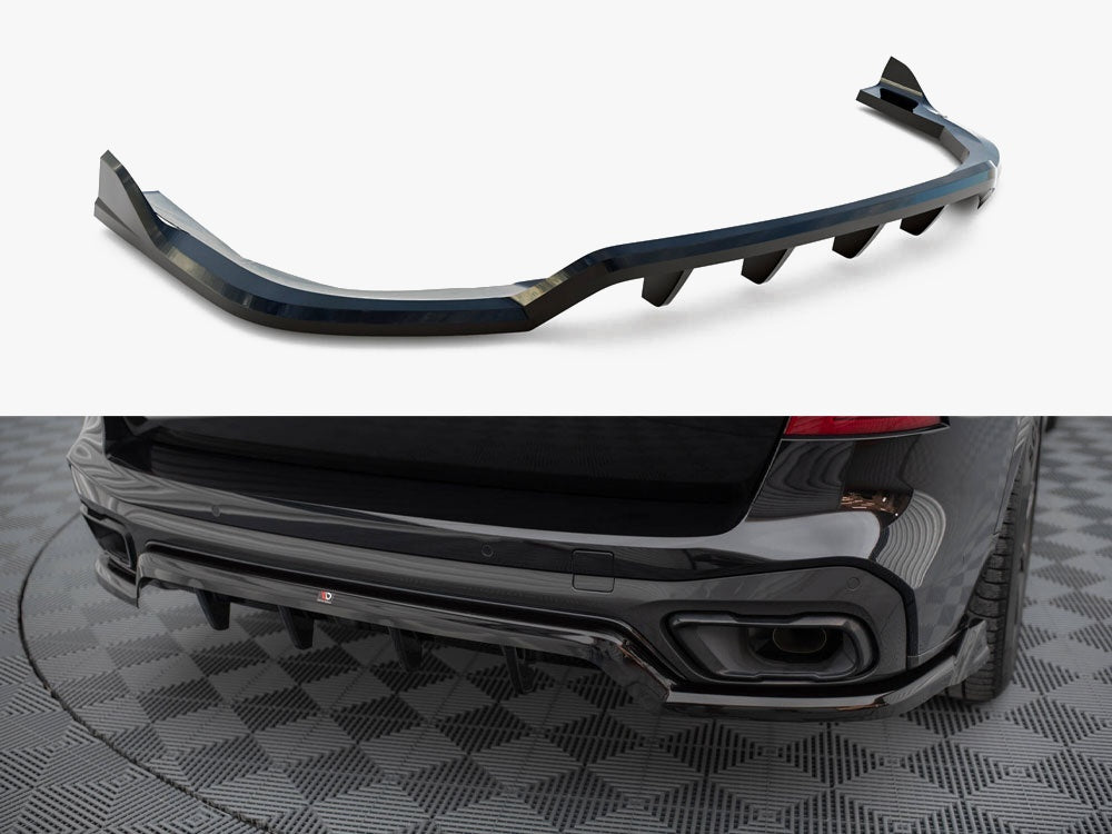 Maxton Design Central Rear Splitter (Vertical Bars) BMW X5 M-Sport G05