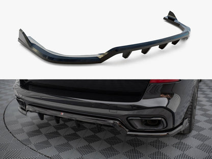 Maxton Design Central Rear Splitter (Vertical Bars) BMW X5 M-Sport G05