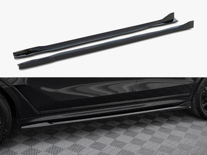 Maxton Design Side Skirts Diffusers BMW X7 M-Pack G07 Facelift