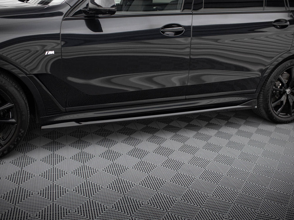 Maxton Design Side Skirts Diffusers BMW X7 M-Pack G07 Facelift