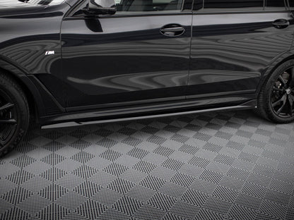 Maxton Design Side Skirts Diffusers BMW X7 M-Pack G07 Facelift